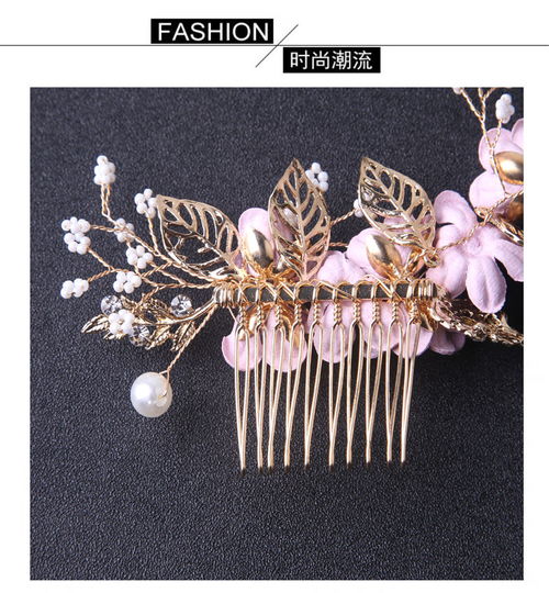 珍珠雅韻 時尚新娘發梳的詩意浪漫